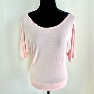 BABY PINK SLOUCHY TOP